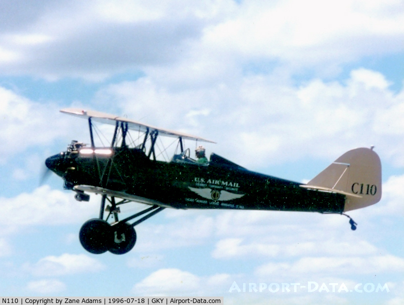 N110, 1926 Laird Whirlwind C/N 149, Takeoff! From Arlington Municipal