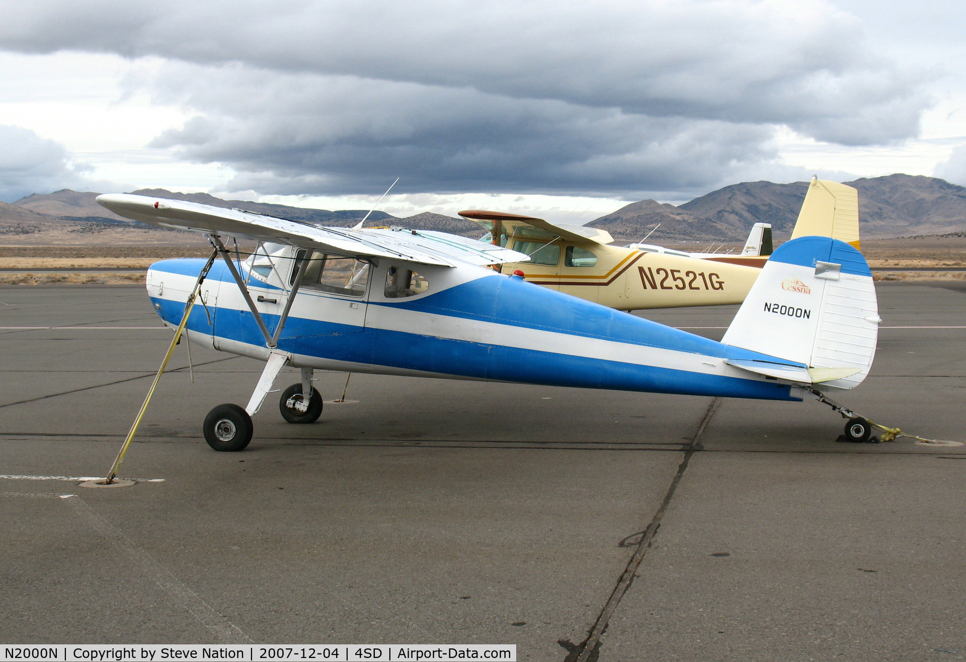N2000N, 1947 Cessna 140 C/N 12236, 1947 Cessna 140 (no prop) @ Reno-Stead
