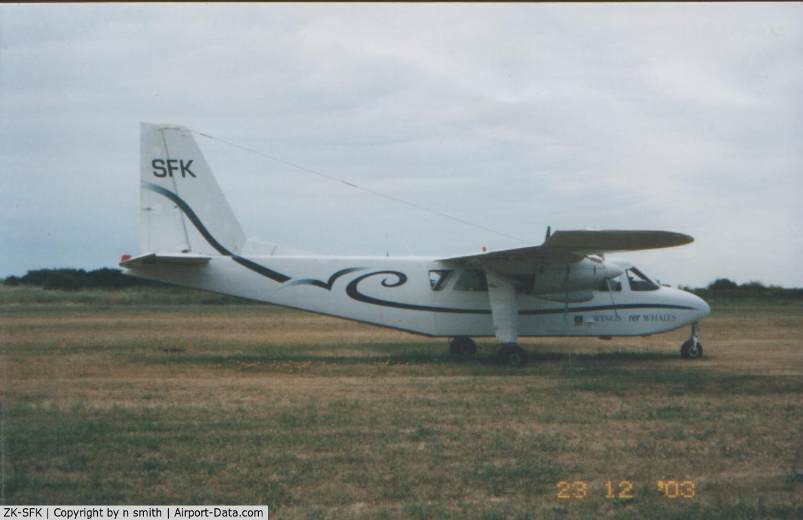 ZK-SFK, Britten-Norman BN-2A Islander C/N 236, Kaikoura 2003