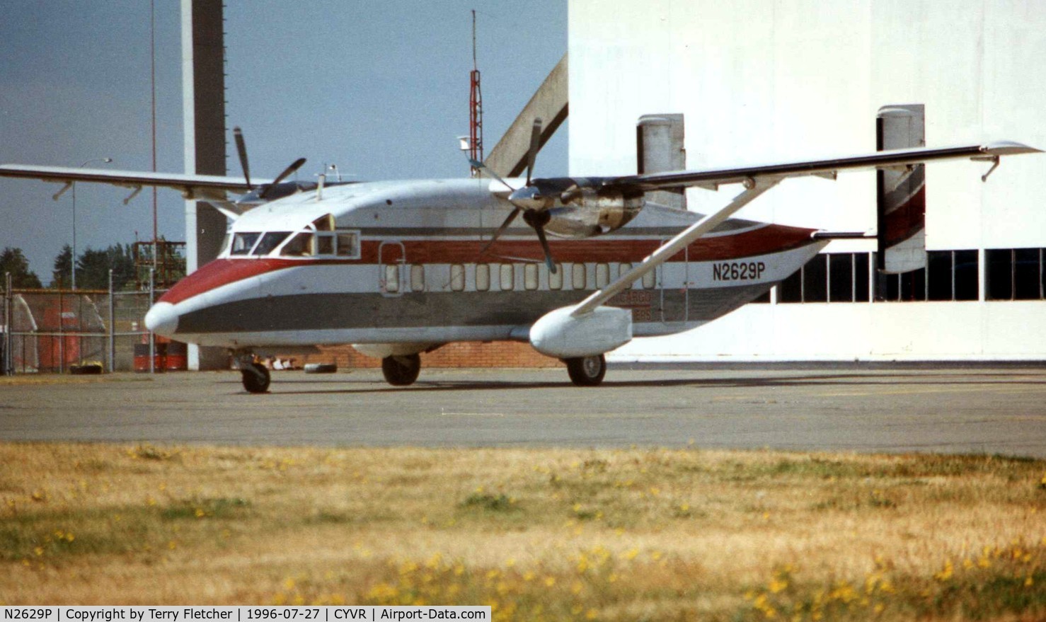 N2629P, 1981 Short SD3-30 C/N SH3079, Air Cargo Carriers SD 330 at Vancouver