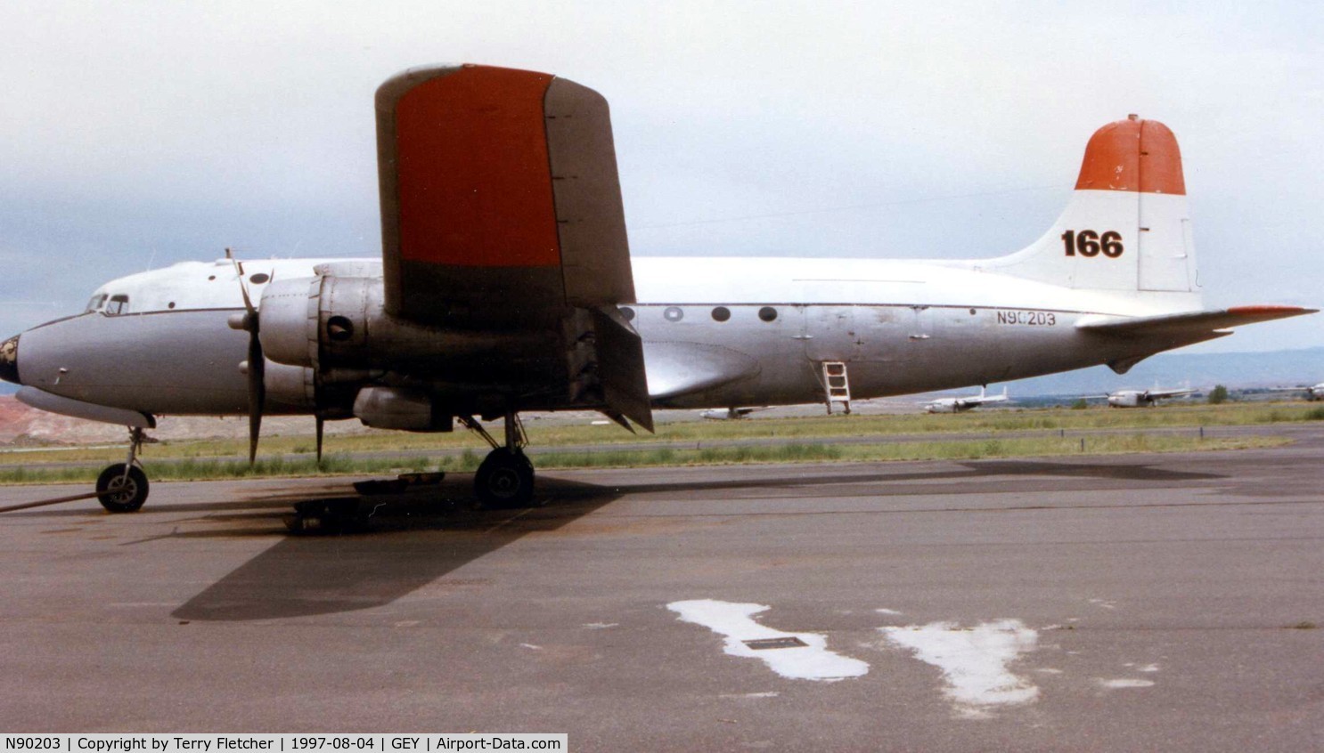 N90203, 1945 Douglas C-54G Skymaster C/N 35934, This C-54G was photographed at Greybull WY in 1997