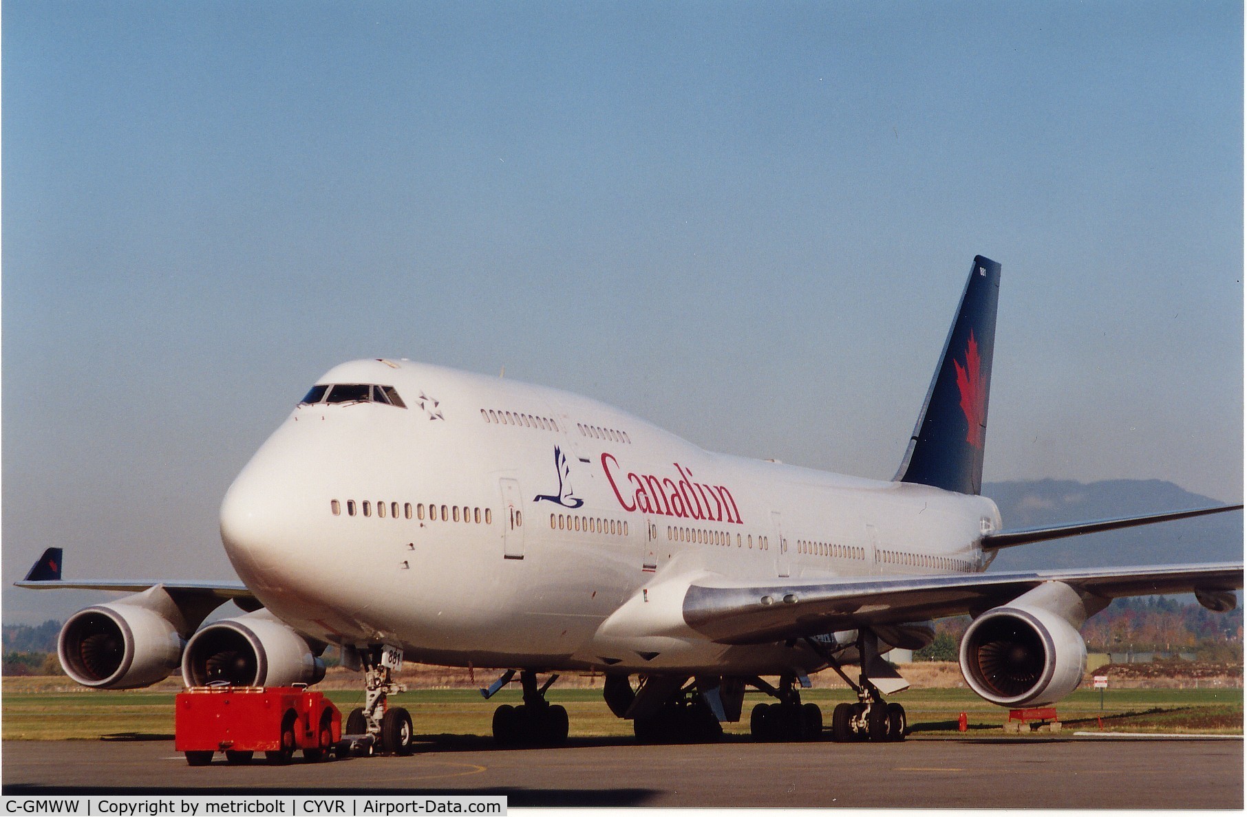 C-GMWW, 1990 Boeing 747-475 C/N 24883, C-GMWW the first Canadian Airlines B747 to be painted in Air Canada colours.