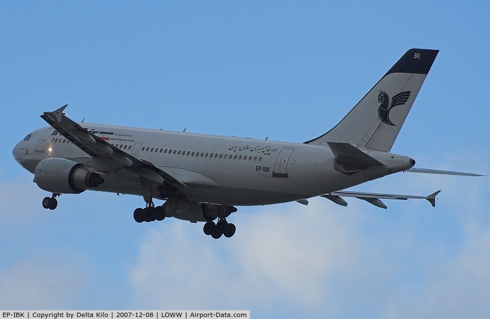 EP-IBK, 1993 Airbus A310-304 C/N 671, IRAN AIR A310