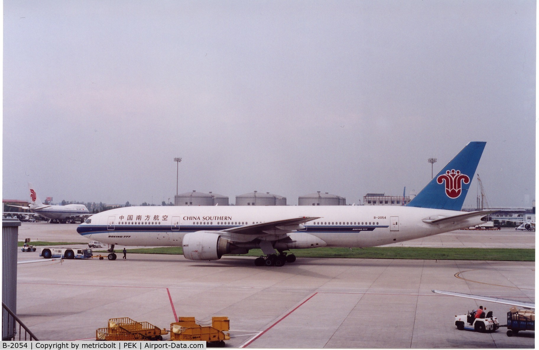 B-2054, 1996 Boeing 777-21B C/N 27360, Departure at Beijing,Aug.2005
