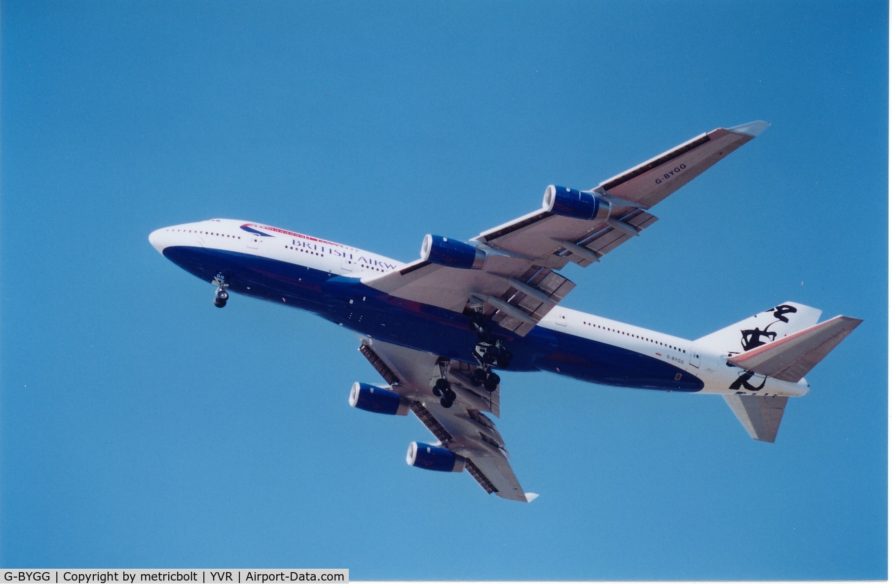 G-BYGG, 1999 Boeing 747-436 C/N 28859, British Airways ethnic livery ,