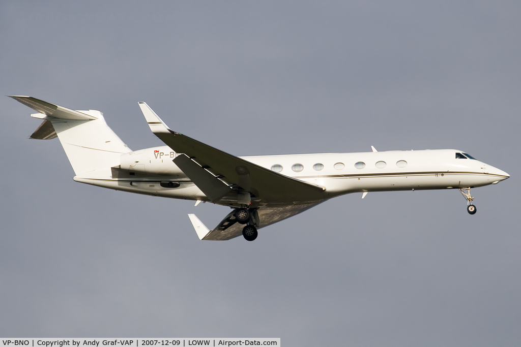 VP-BNO, 2004 Gulfstream Aerospace GV-SP (G550) C/N 5050, Gulf 5