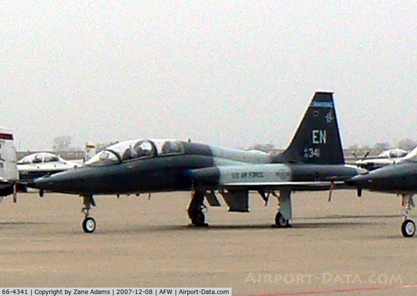 66-4341, 1966 Northrop T-38A Talon C/N N.5918, On the ramp at Alliance Ft. Worth - enlargement of group parking shot...