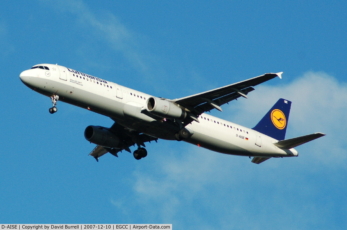 D-AISE, 2000 Airbus A321-231 C/N 1214, Lufthansa - Landing