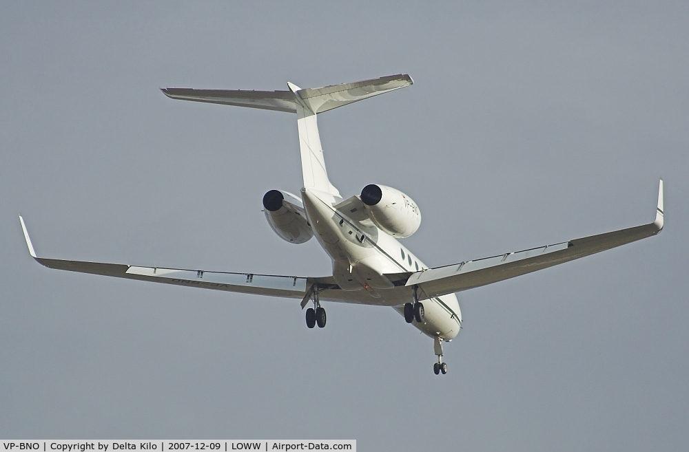 VP-BNO, 2004 Gulfstream Aerospace GV-SP (G550) C/N 5050, PJS-JET AVIATION  GLF 5