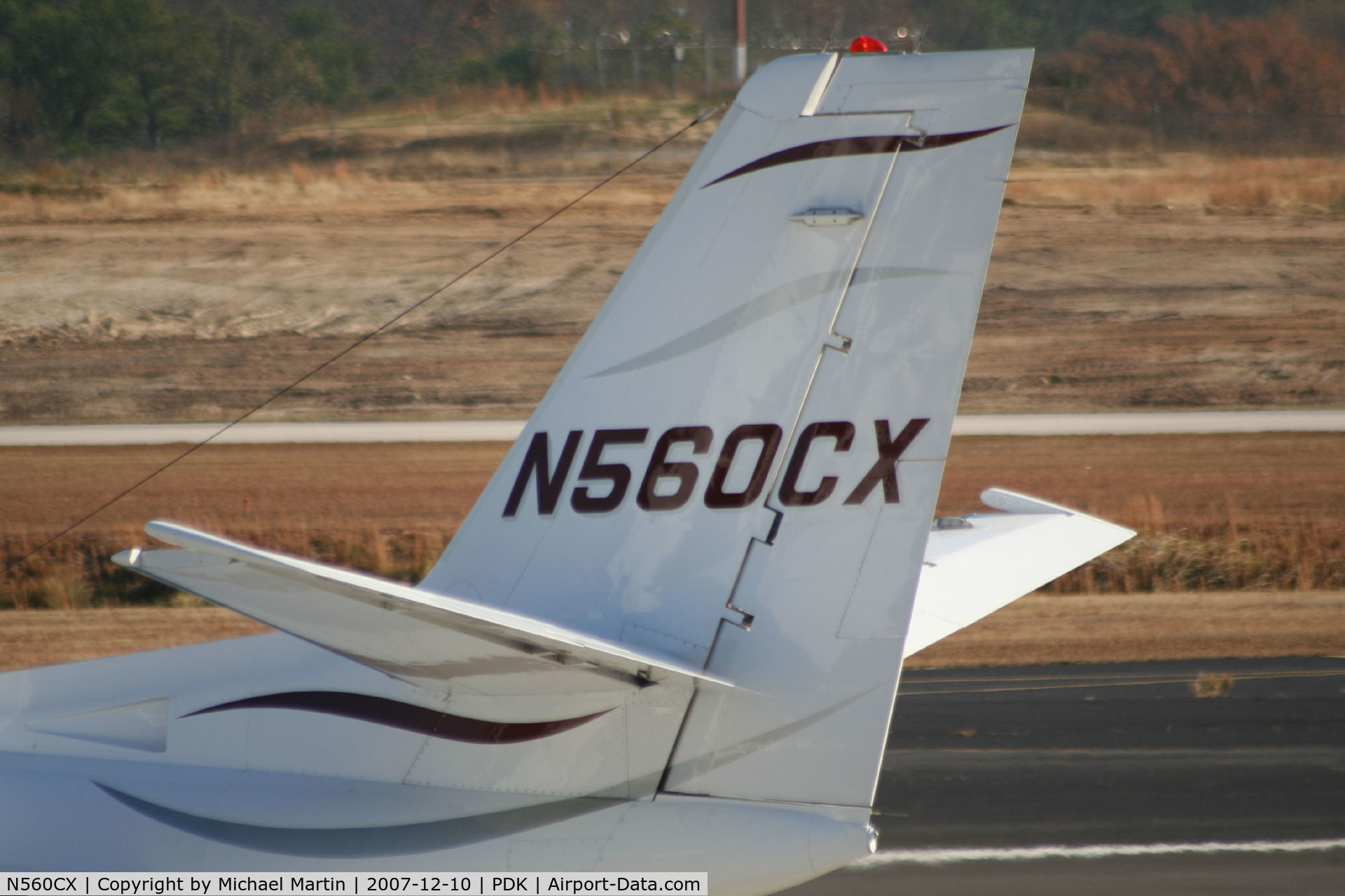 N560CX, 2001 Cessna 560 Citation Encore C/N 560-0582, Tail Numbers