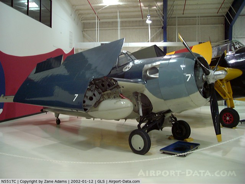 N551TC, 1944 General Motors (Grumman) FM-2 Wildcat C/N 47160, At Lone Star Flight Museum
