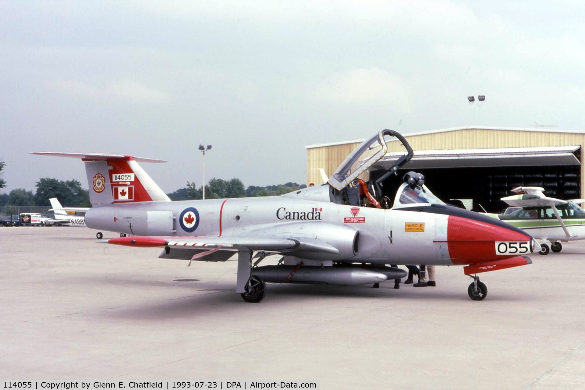 114055, 1971 Canadair CT-114 Tutor C/N 1055, CT-114 Tutor in for the air show