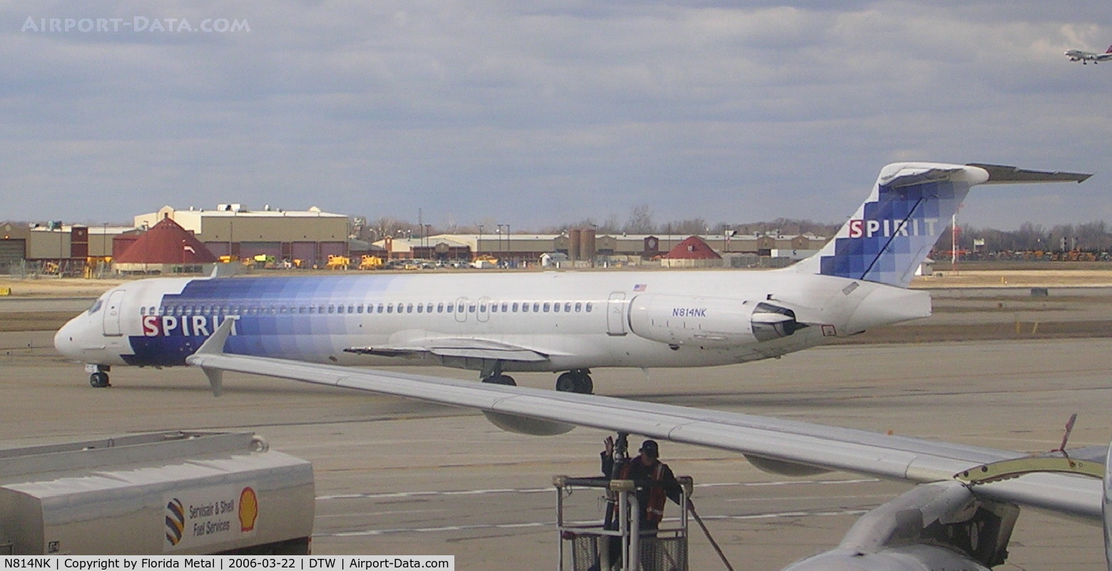 N814NK, 1988 McDonnell Douglas MD-83 (DC-9-83) C/N 49619, Spirit