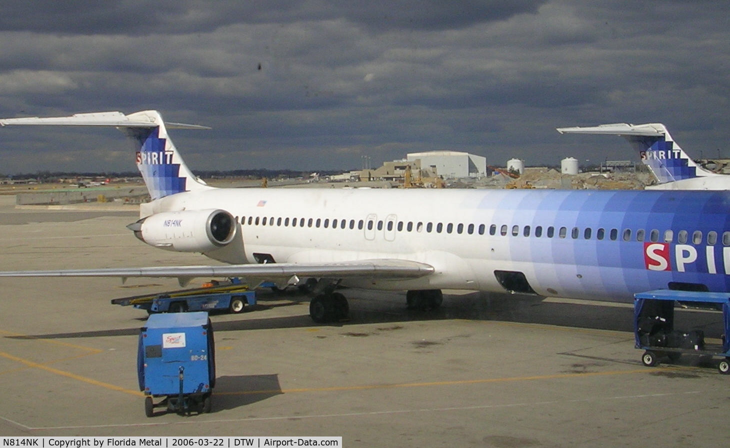 N814NK, 1988 McDonnell Douglas MD-83 (DC-9-83) C/N 49619, Spirit