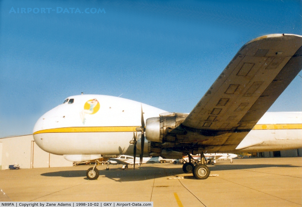 N89FA, 1944 Aviation Traders ATL-98 Carvair (C-54B) C/N 27249, This Aircraft started life as a C-54B 44-9023, before being converted into Carvair No.9 as G-ASHZ for British Air Ferries.