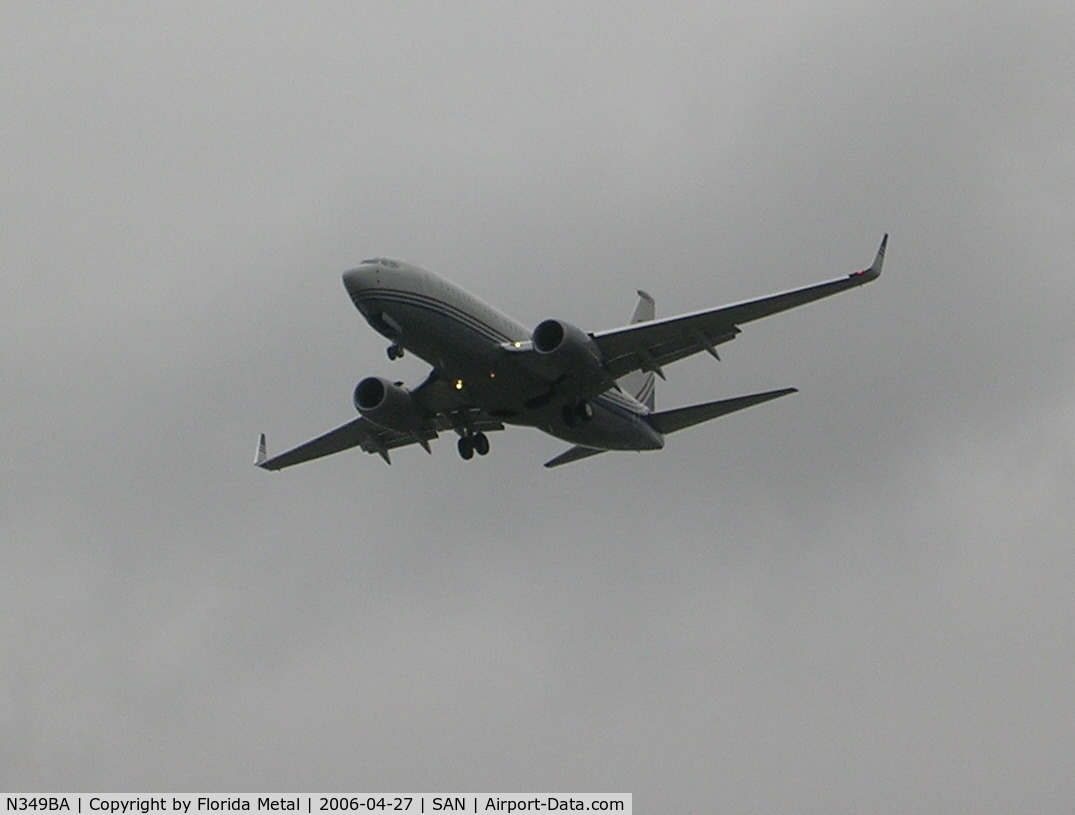 N349BA, 2000 Boeing 737-73Q C/N 30789, BBJ