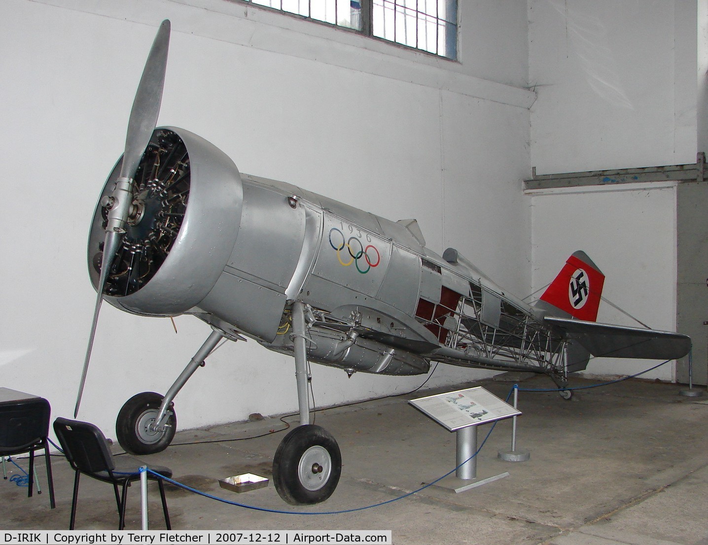 D-IRIK, 1933 Curtiss Hawk II C/N H81, at the Poland Aviation Museum in Krakow