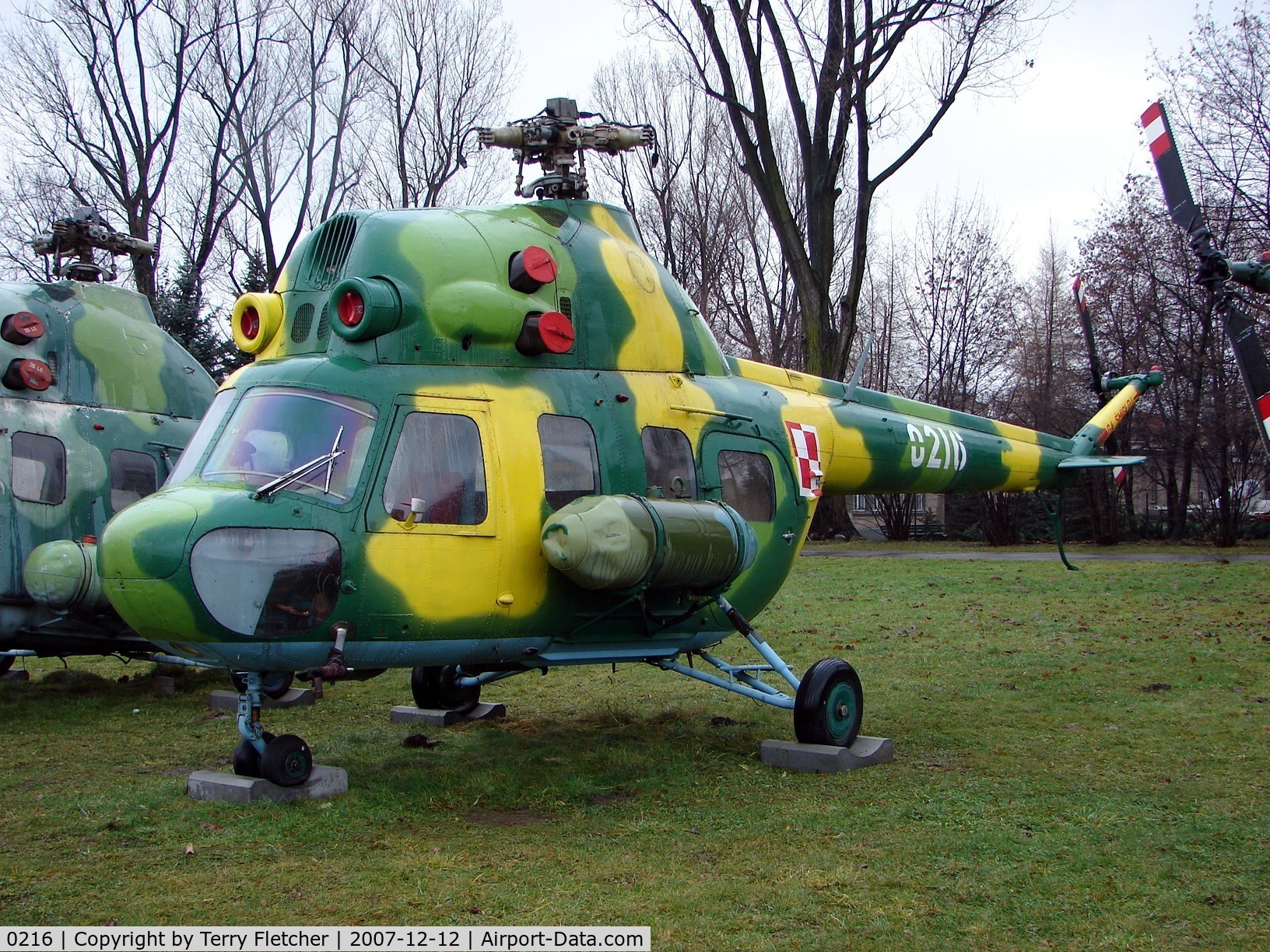 0216, 1967 PZL-Swidnik Mi-2T Hoplite C/N 530216116, This Mil Mi-2T c/n 530216116 is preserved at the Poland Aviation Museum in Krakow