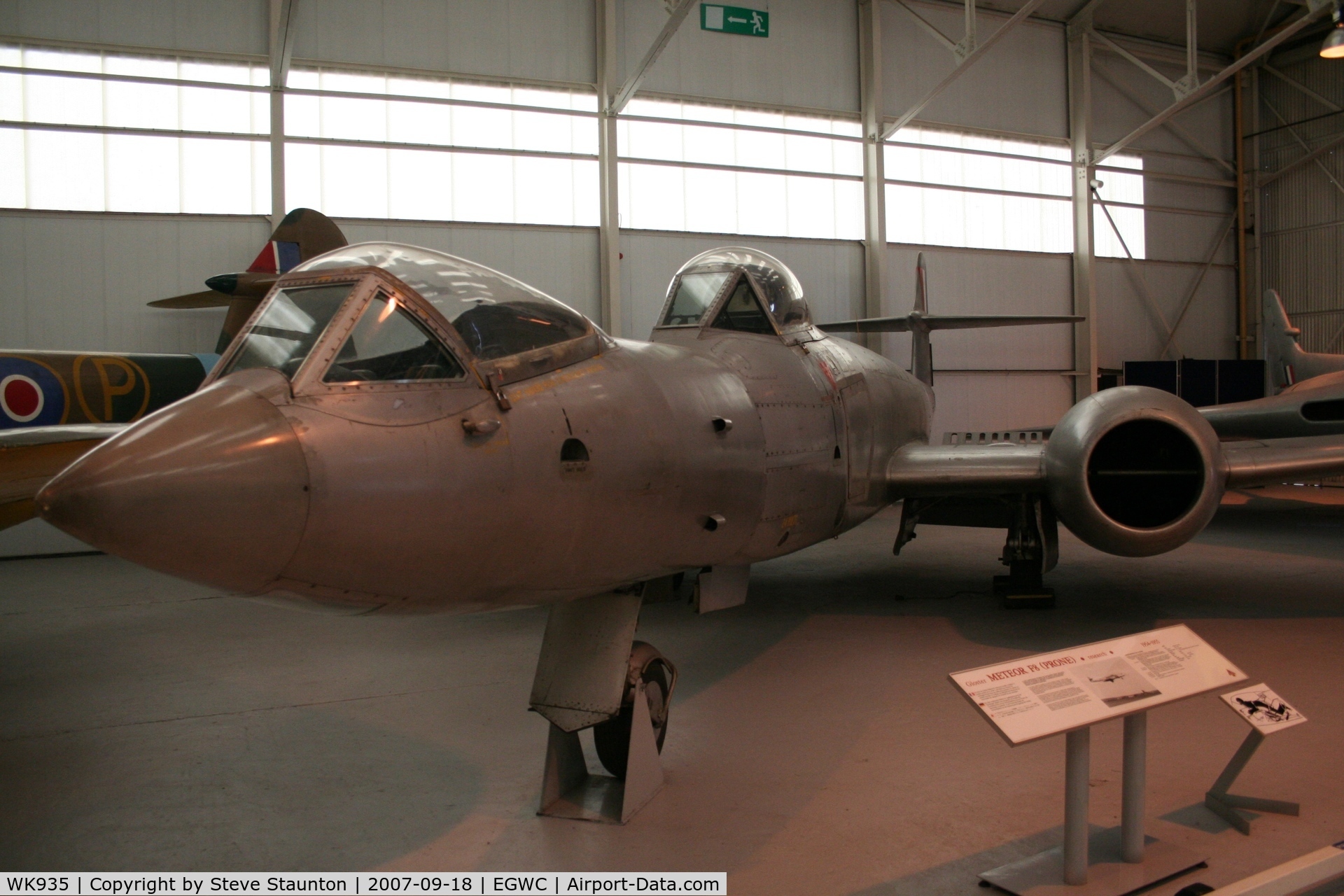 WK935, Gloster Meteor F.8(Mod) C/N Not found WK935, Taken at Cosford 18th September 2007