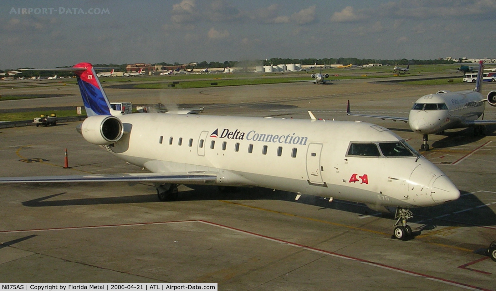 N875AS, 2001 Bombardier CRJ-200ER (CL-600-2B19) C/N 7559, ASA