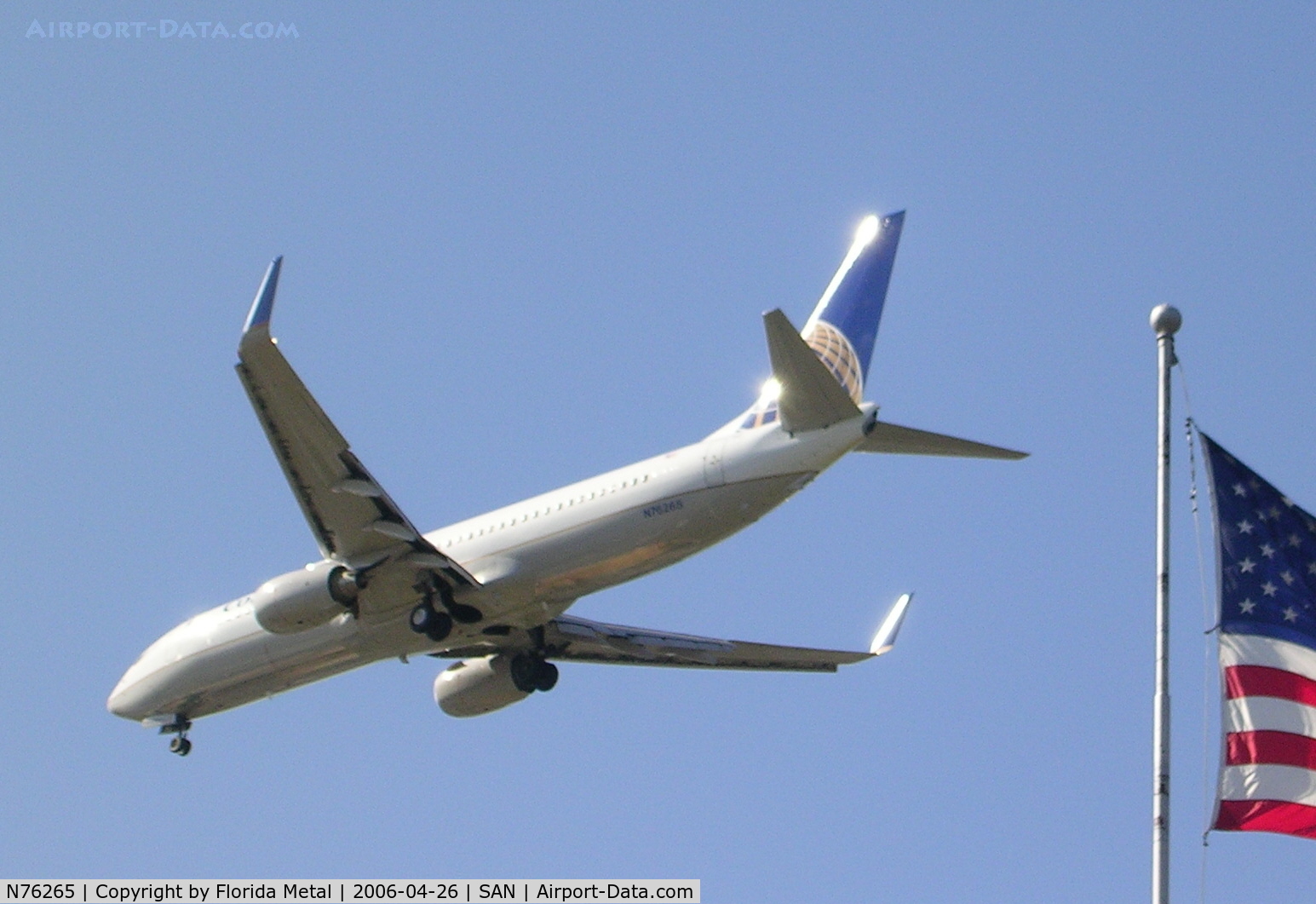 N76265, 2001 Boeing 737-824 C/N 31585, Continental