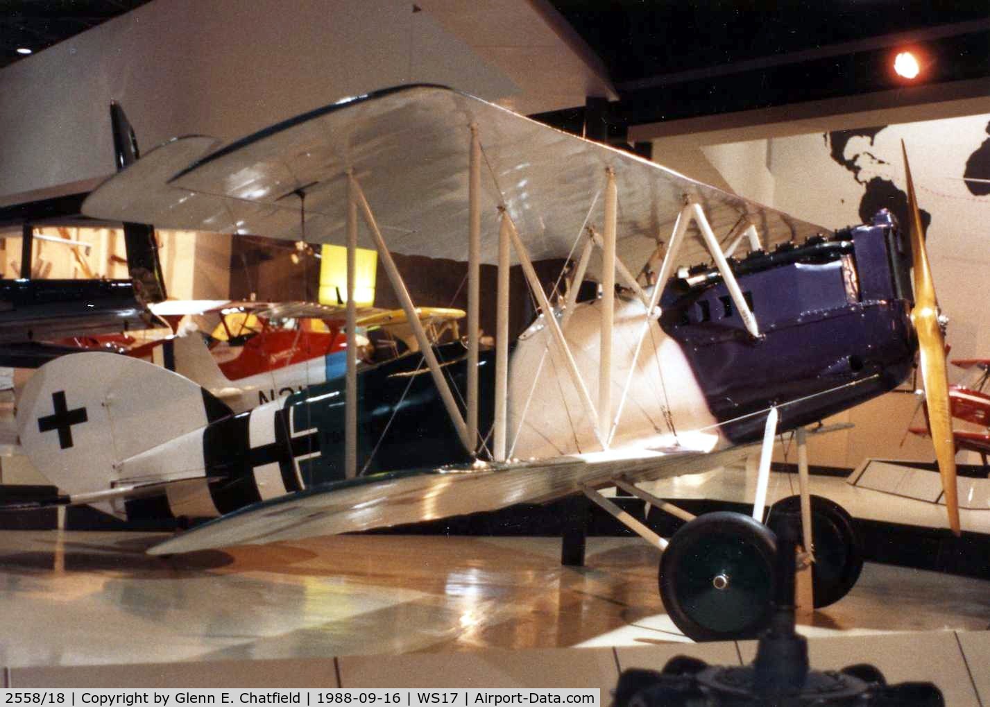 2558/18, 1918 Pfalz D.XII C/N unknown, Pfalz D.XII at the EAA Museum.  Now at the NASM with a new paint job