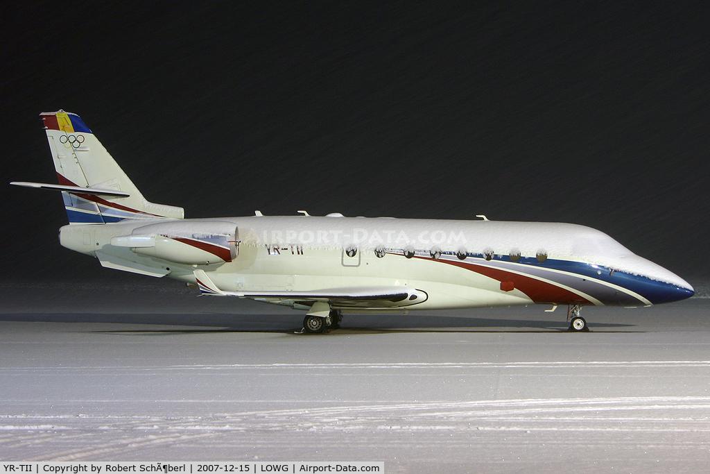 YR-TII, 2003 Israel Aircraft Industries Gulfstream 200 C/N 089, The first snow this winter