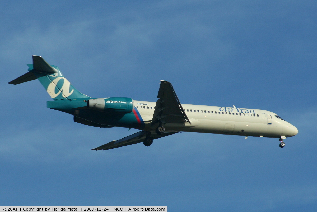 N928AT, 2000 Boeing 717-200 C/N 55076, Air Tran