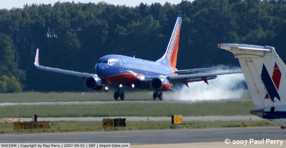 N463WN, 2004 Boeing 737-7H4 C/N 32467, Southwest making another appearance