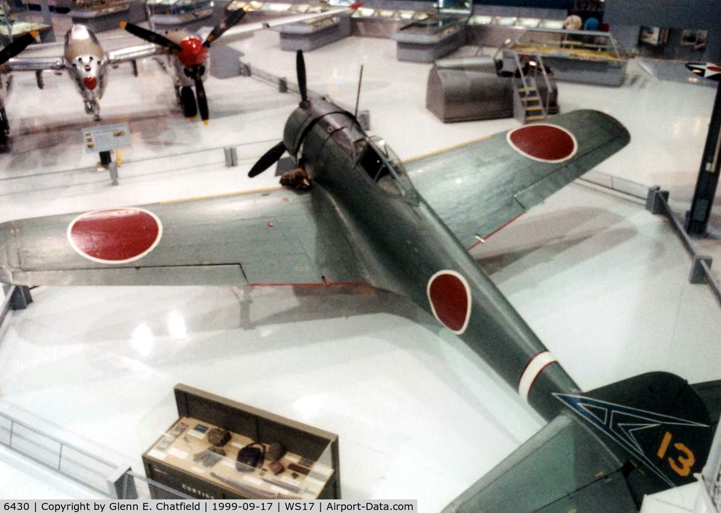 6430, Nakajima Ki-43-IIb Hayabusa C/N Not found 6430, Ki.43 IIB Oscar. Displayed at the EAA Museum.  May be built from several frames