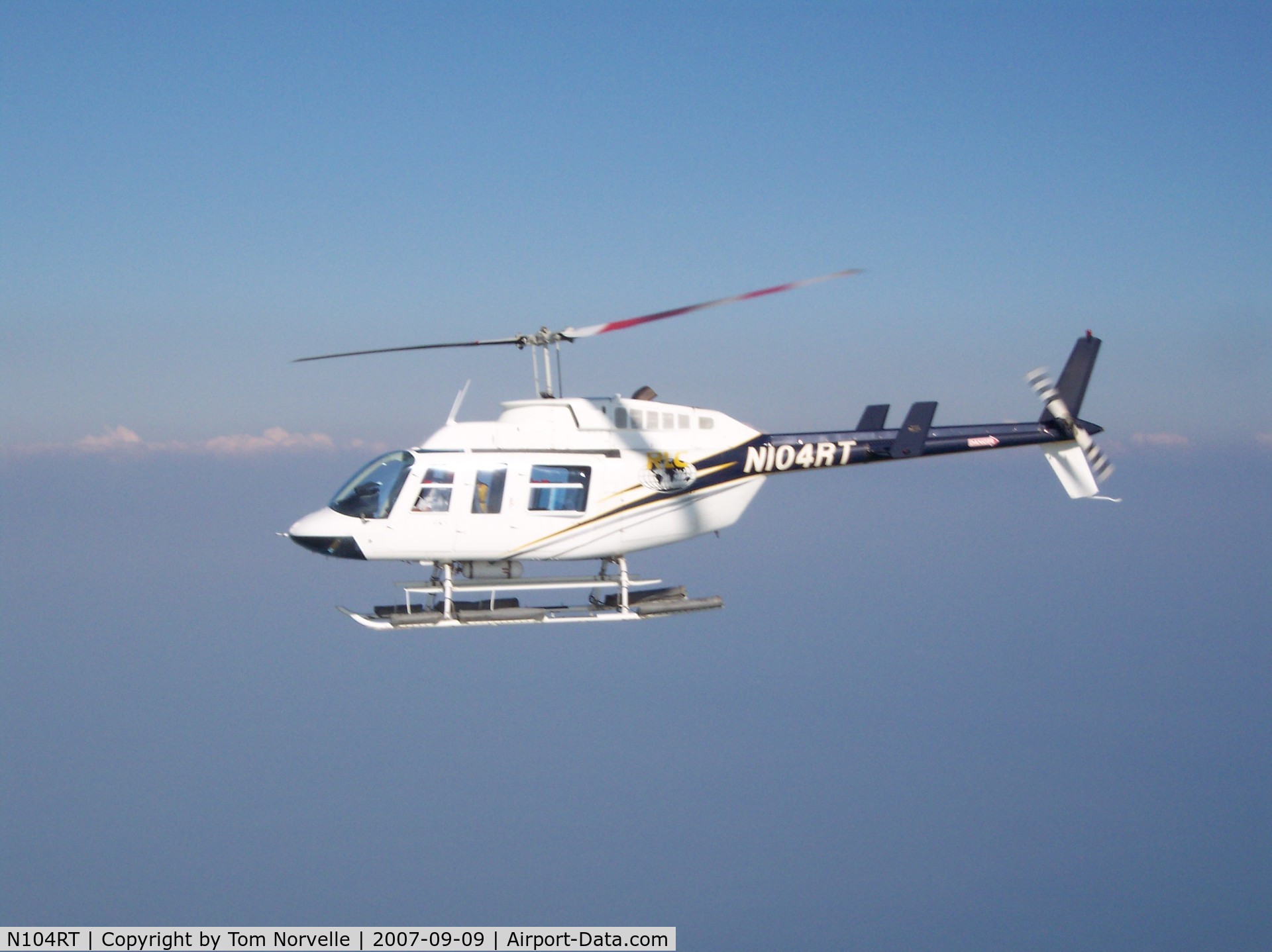 N104RT, 1990 Bell 206L-3 LongRanger III C/N 51364, Gulf of Mexico.