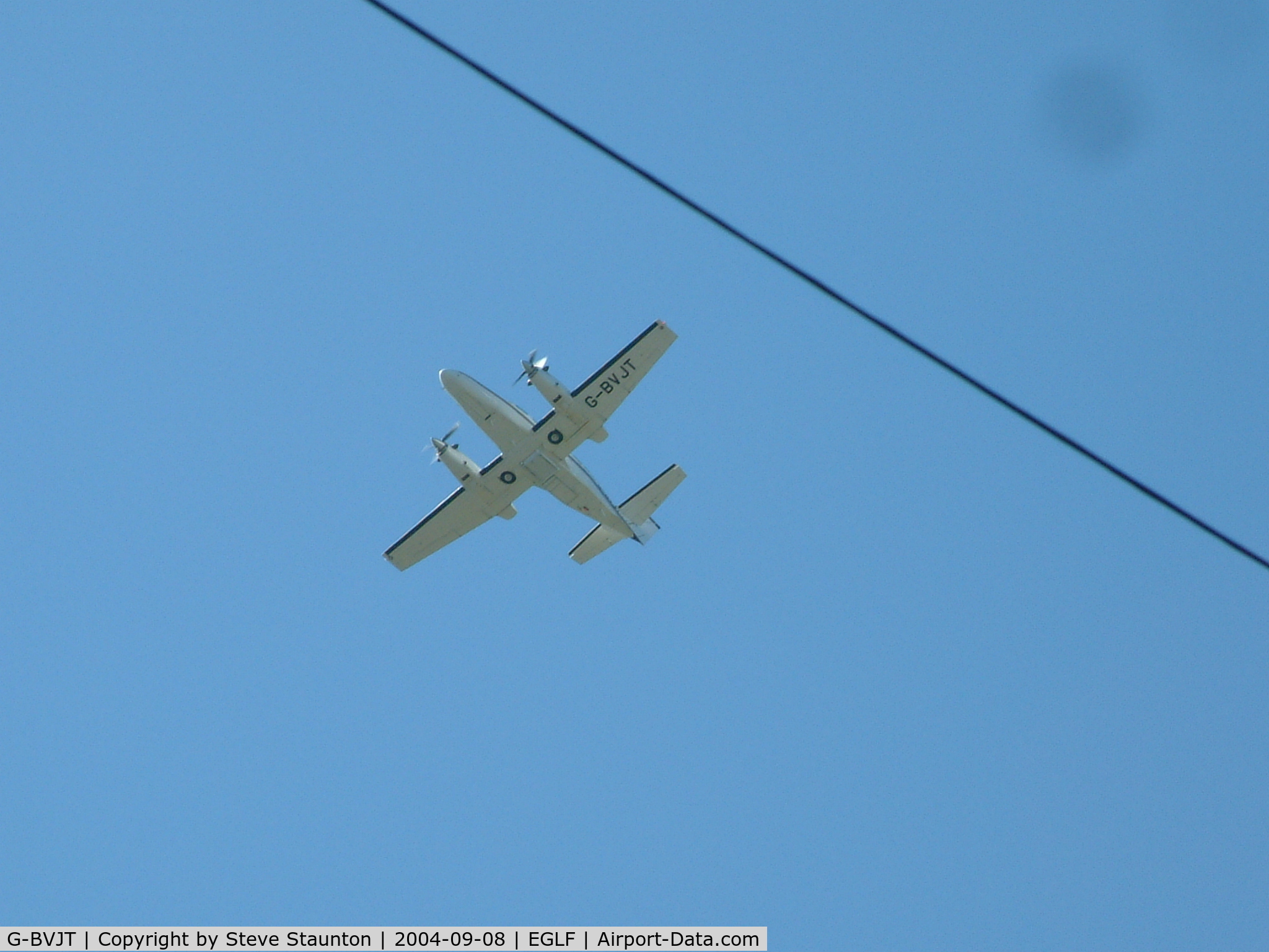 G-BVJT, 1994 Reims F406 Caravan II C/N F406-0073, Overflight at Farnborough