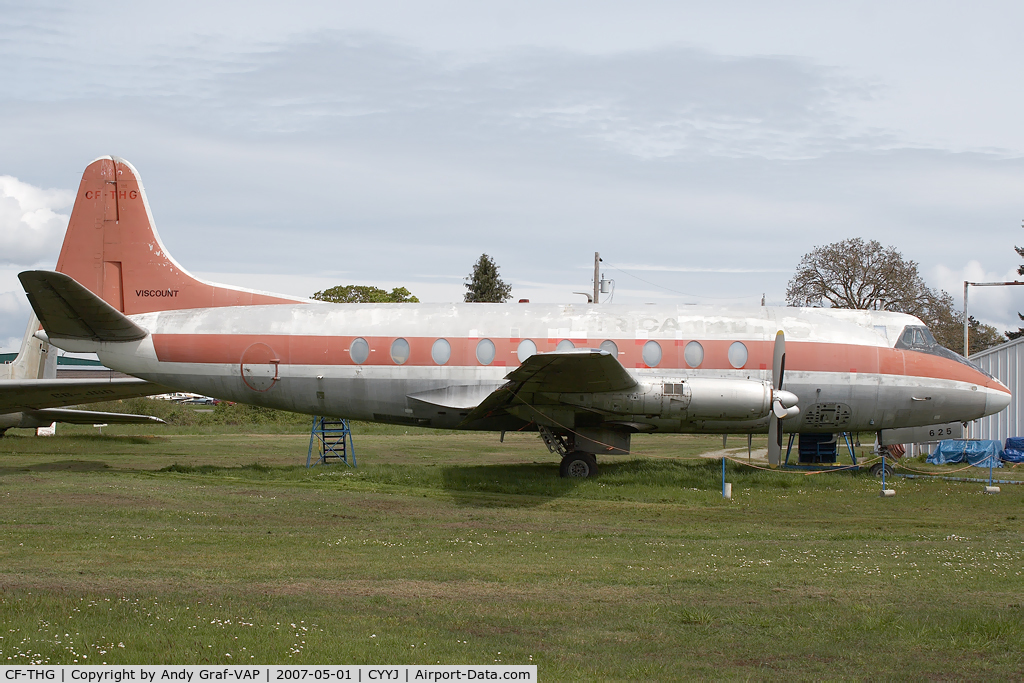 CF-THG, 1957 Vickers Viscount 757 C/N 224, Vickers Armstrong 757