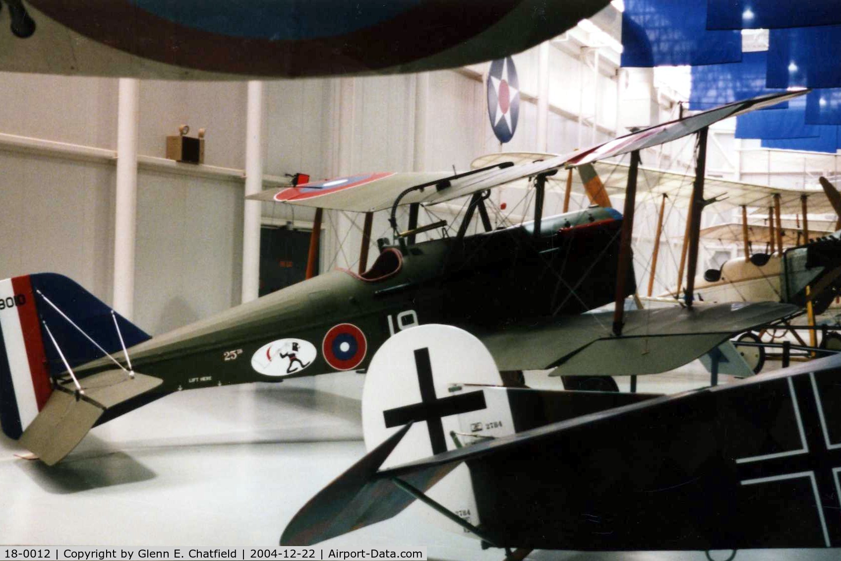 18-0012, 1918 Curtiss SE.5A C/N F8010, S.E. 5A at the Army Aviation Museum
