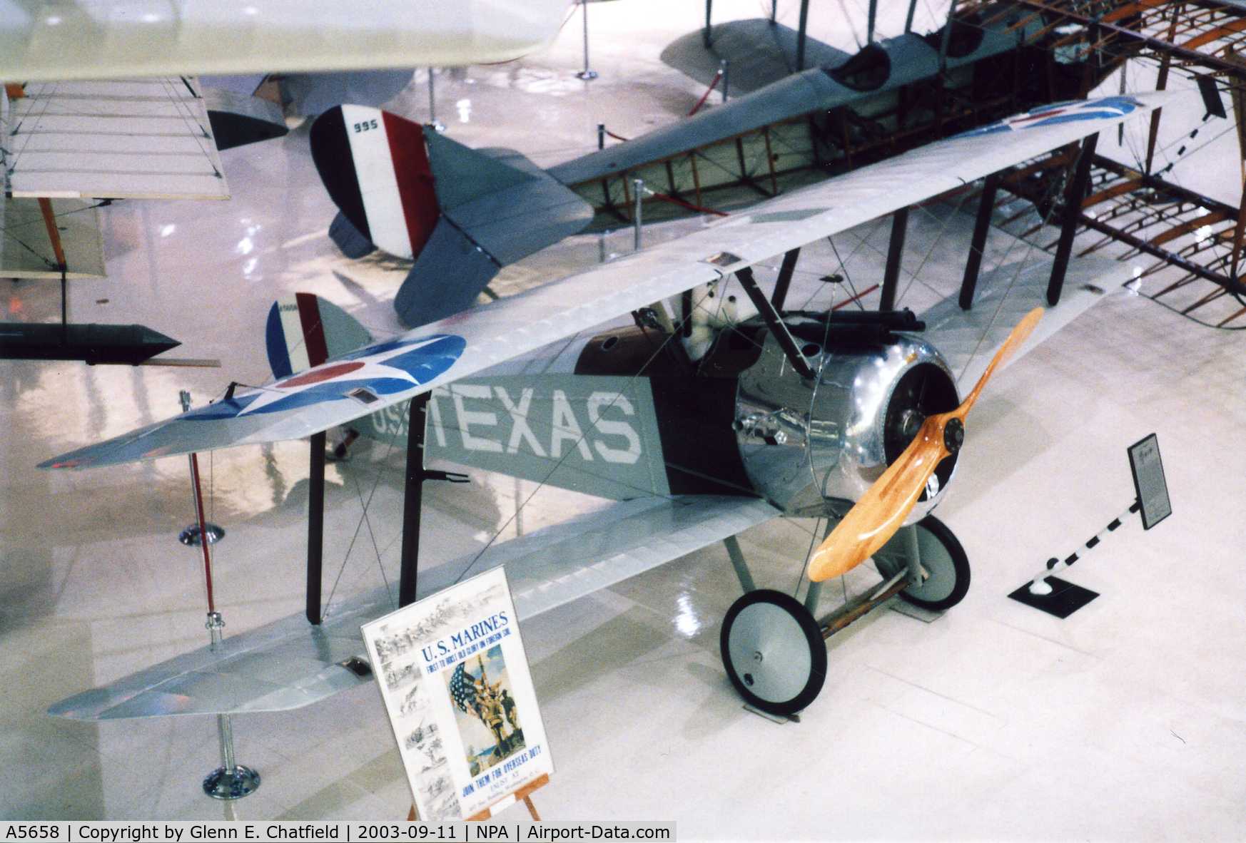 A5658, 1917 Sopwith F.1 Camel C/N C8228, Camel F.1 at the National Museum of Naval Aviation
