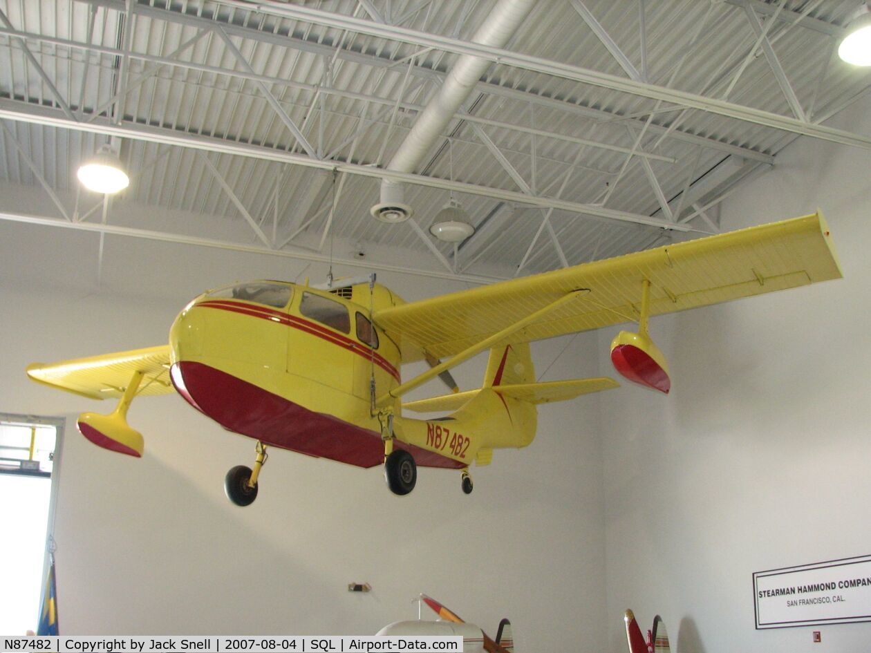 N87482, 1946 Republic RC-3 Seabee C/N 33, Taken at the Hiller Aviation Museum