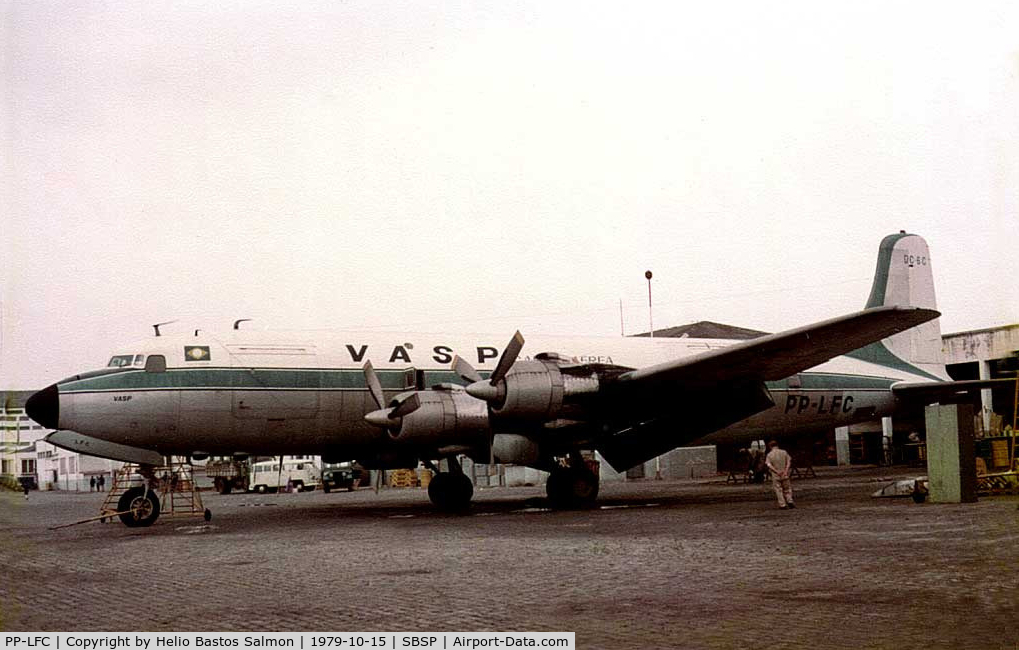 PP-LFC, 1958 Douglas DC-6A/C C/N 45529, VASP, ex Panair do Brasil