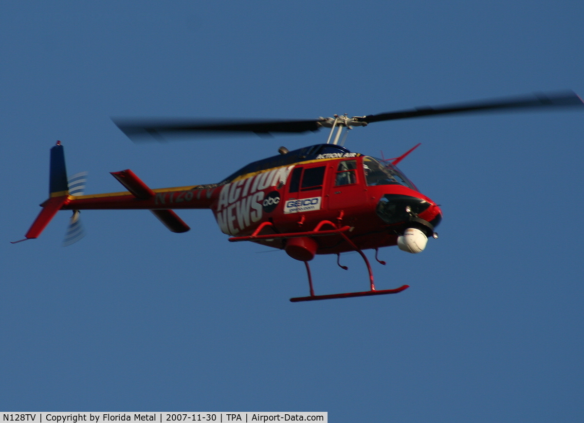 N128TV, 1984 Bell 206B JetRanger III C/N 3791, ABC News Tampa