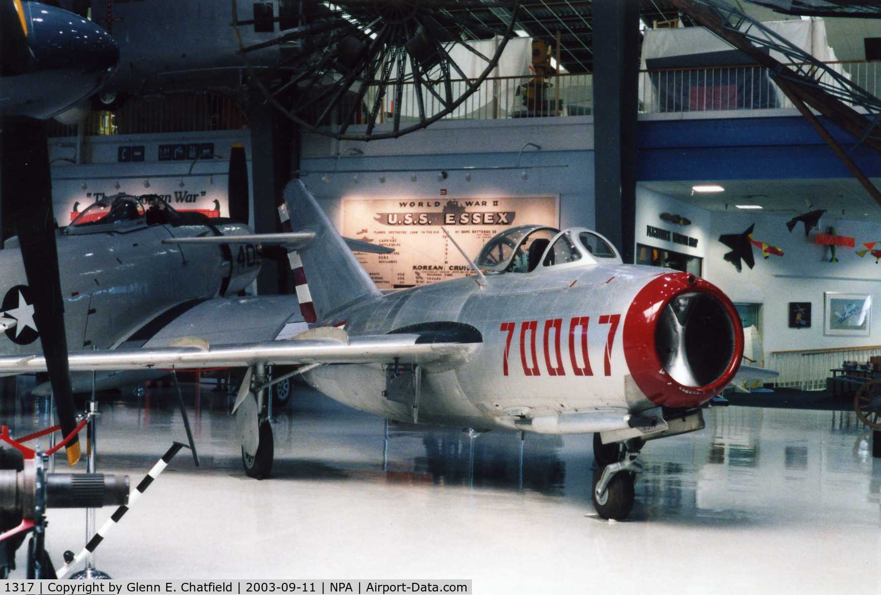 1317, Mikoyan-Gurevich MiG-15bis C/N Not found 1317, MiG-15 at the National Museum of Naval Aviation