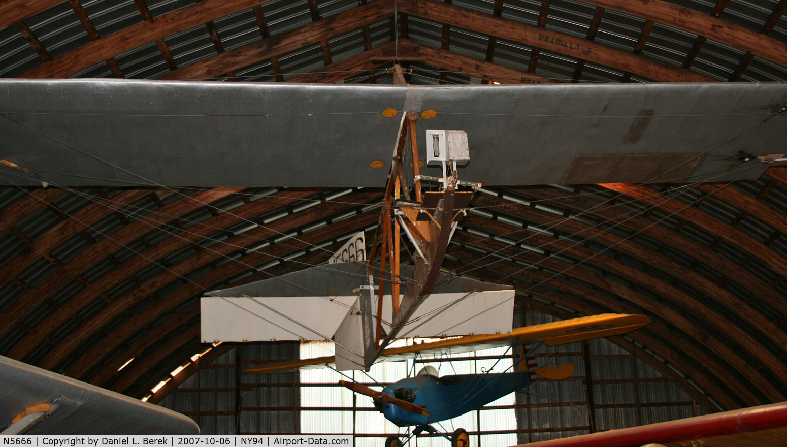 N5666, 1969 Dickson PRIMARY GLIDER C/N PHC-1, This unusual glider, built in 1969, now resides at the Rhinebeck Aerodrome Museum.