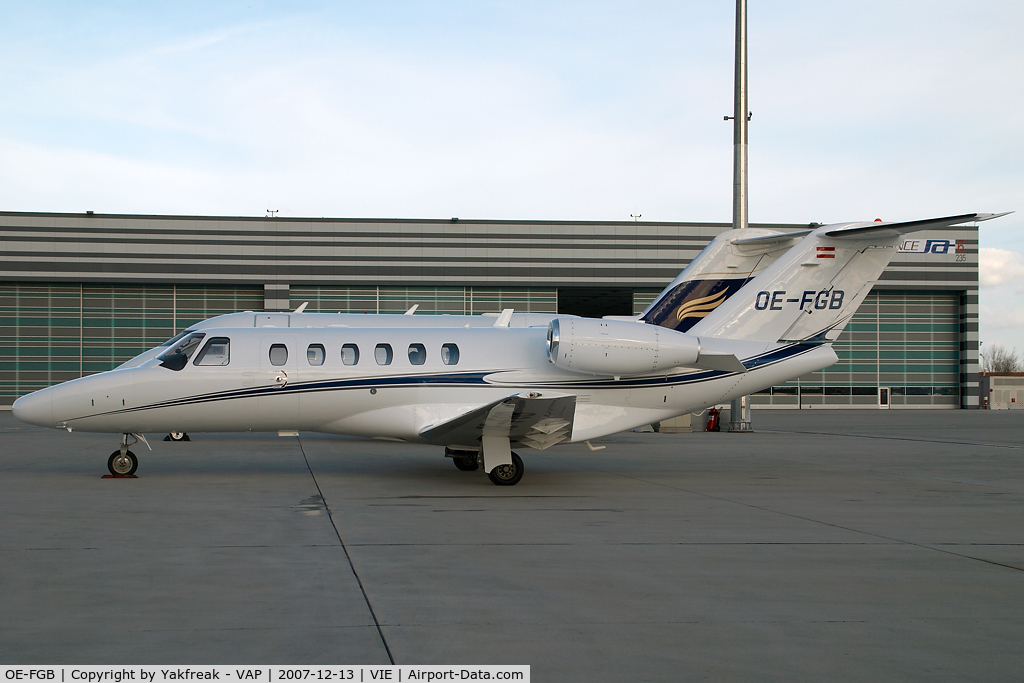 OE-FGB, 2007 Cessna 525A CitationJet CJ2 C/N 525A-0362, Cessna 525A Citationjet 2