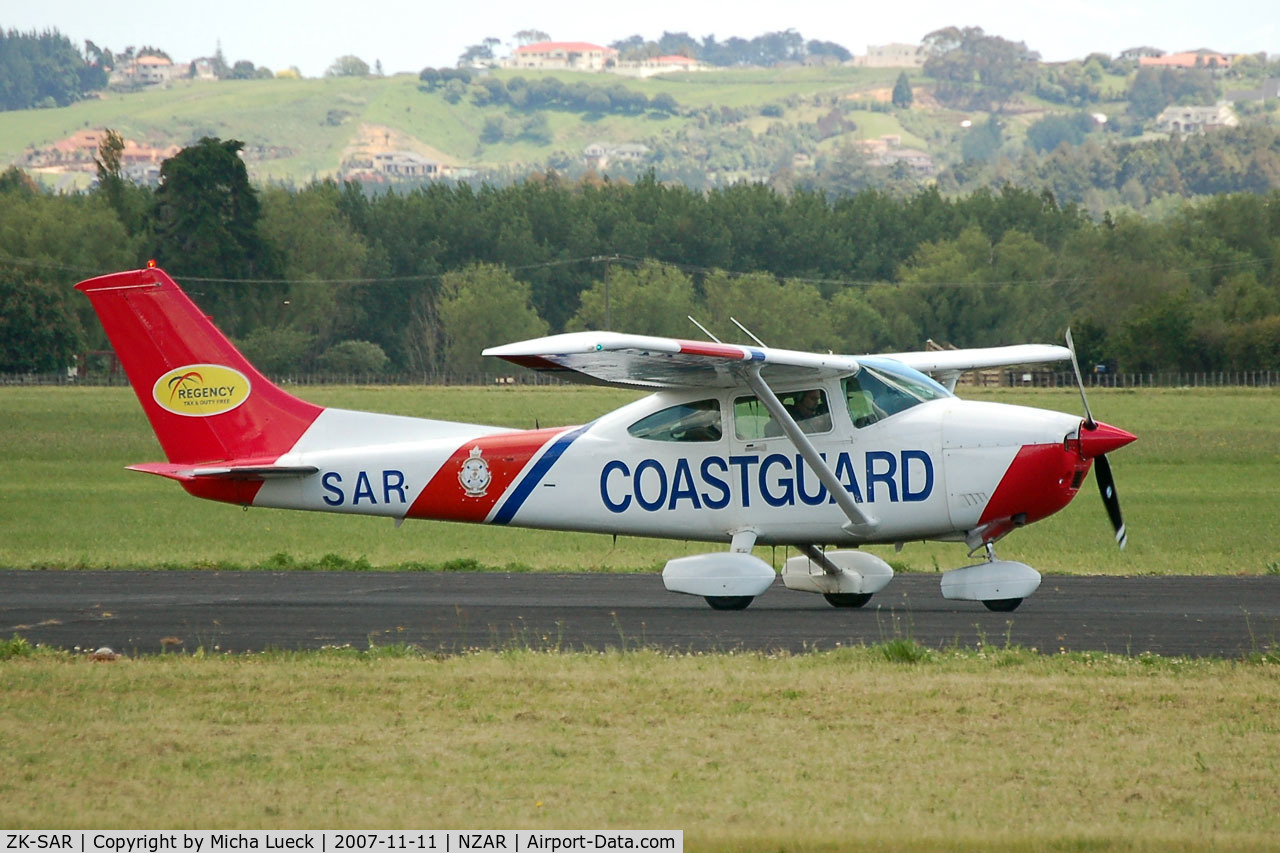 ZK-SAR, Cessna 182R Skylane C/N 18268212, Just touched down