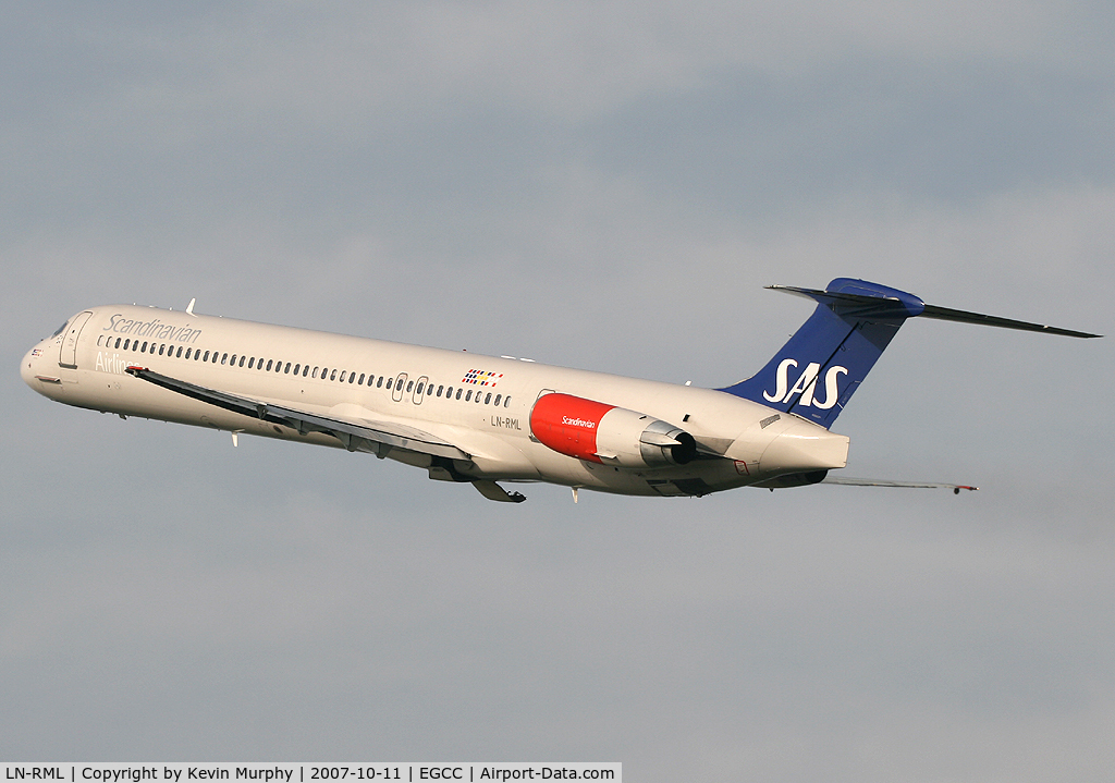LN-RML, 1991 McDonnell Douglas MD-82 (DC-9-82) C/N 53002, SAS MD