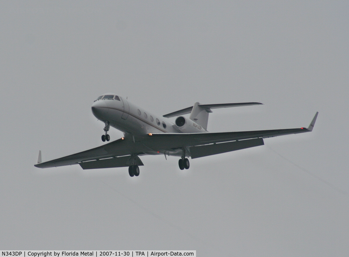 N343DP, 1986 Gulfstream Aerospace G-1159A Gulfstream III C/N 483, G-III