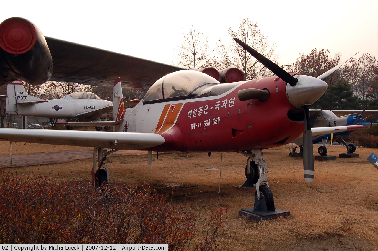 02, 1991 Korean Aerospace Industries KTX-1 Yeo-myung C/N PT-02, KT-1 Trainer at The War Memorial Museum of Korea, Seoul