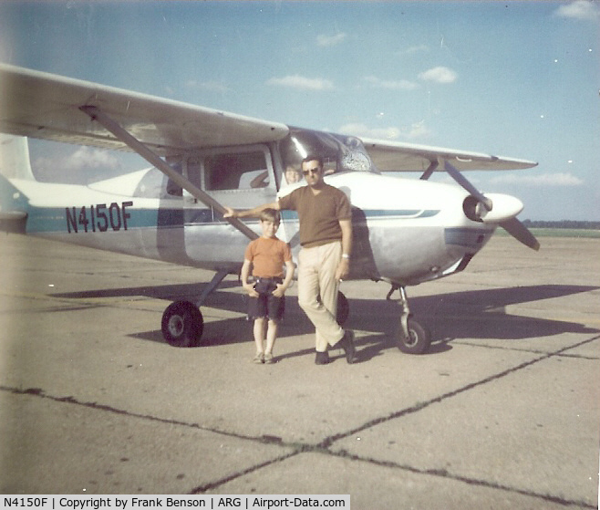 N4150F, 1958 Cessna 172 C/N 46050, My first airplane purchased in 1968. Based @ARG
