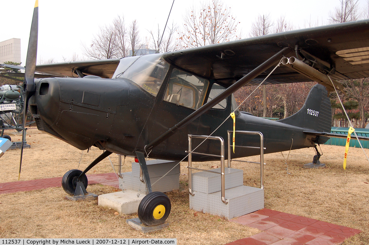 112537, Cessna O-1A Bird Dog C/N Not found 112537, 0-1A, at The War Memorial of Korea, Seoul