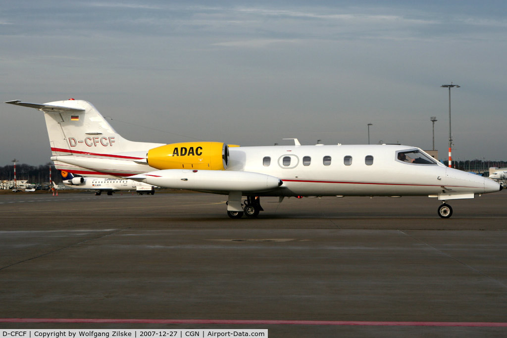 D-CFCF, 1981 Gates Learjet 35A C/N 413, Now with 'ADAC' t/s