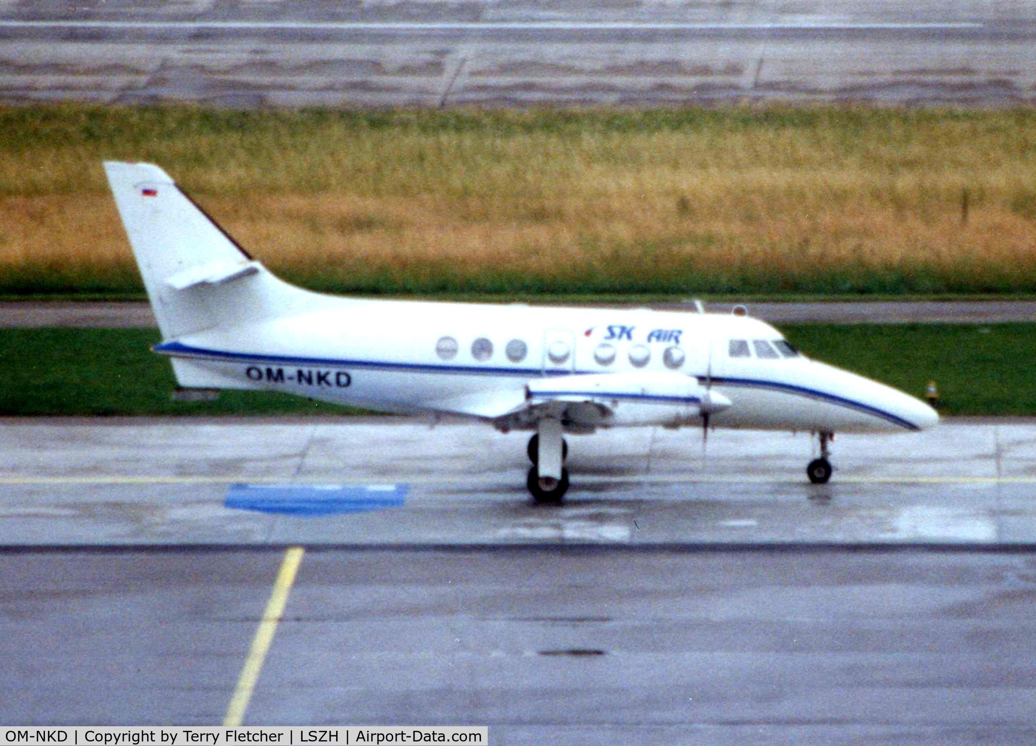 OM-NKD, 1983 British Aerospace BAe-3102 Jetstream 31 C/N 612, SK Air's Jetstream 3102 cn 612 at Zurich