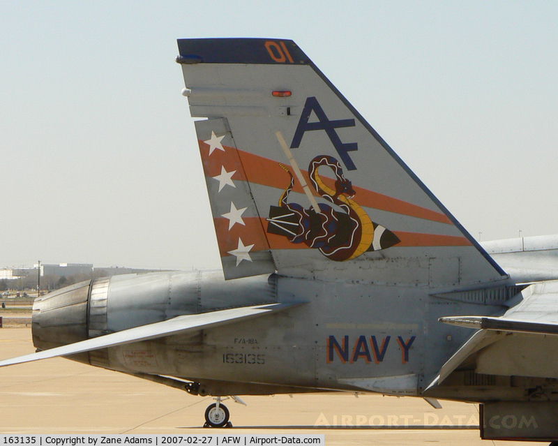 163135, McDonnell Douglas F/A-18A Hornet C/N 0548/A456, On the ramp at Alliance